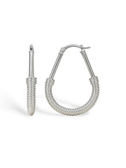 Diamond Cut Radiance Hoops