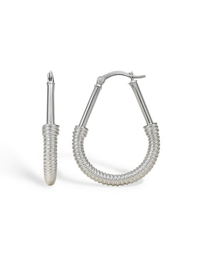 Diamond Cut Radiance Hoops