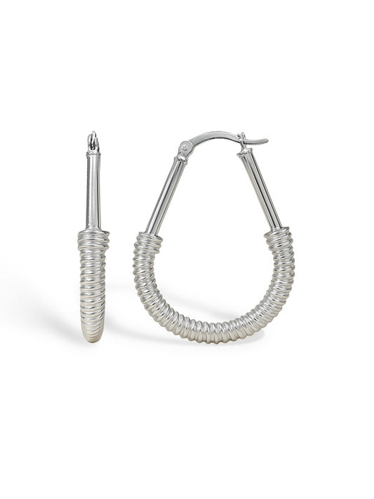 Diamond Cut Radiance Hoops