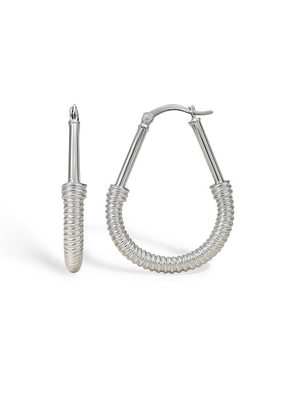 Diamond Cut Radiance Hoops