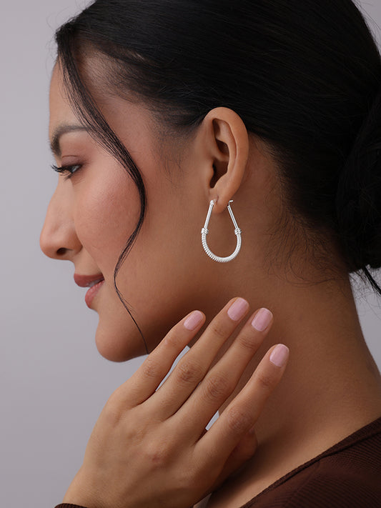 Diamond Cut Radiance Hoops