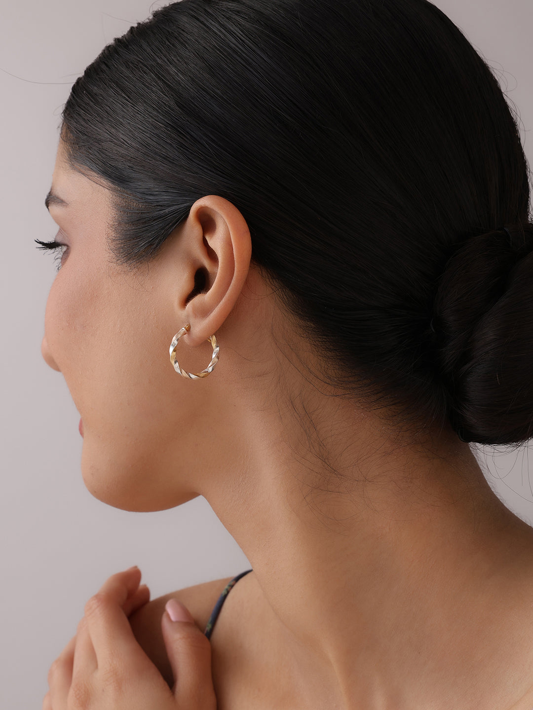 TriTone italian Mini Hoops