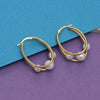 925 Sterling Silver Jewellery Pearl Double Hoop Earrings for Teen and Women