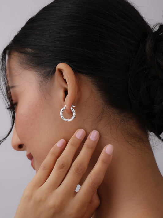 Nodo Halo Knot Women's Hoop Earrings