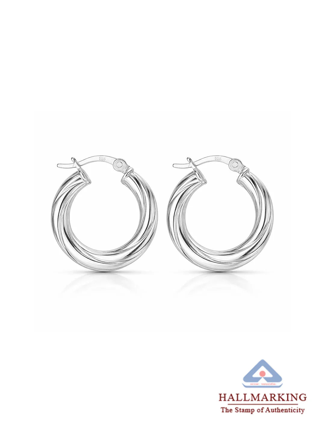 Halo Knot Hoops Earring
