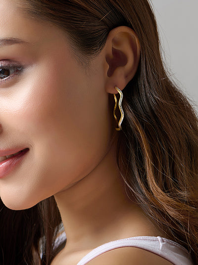 Sylph Twine Hoop Earrings