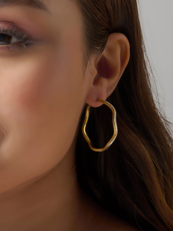 Sylph Twine Hoop Earrings