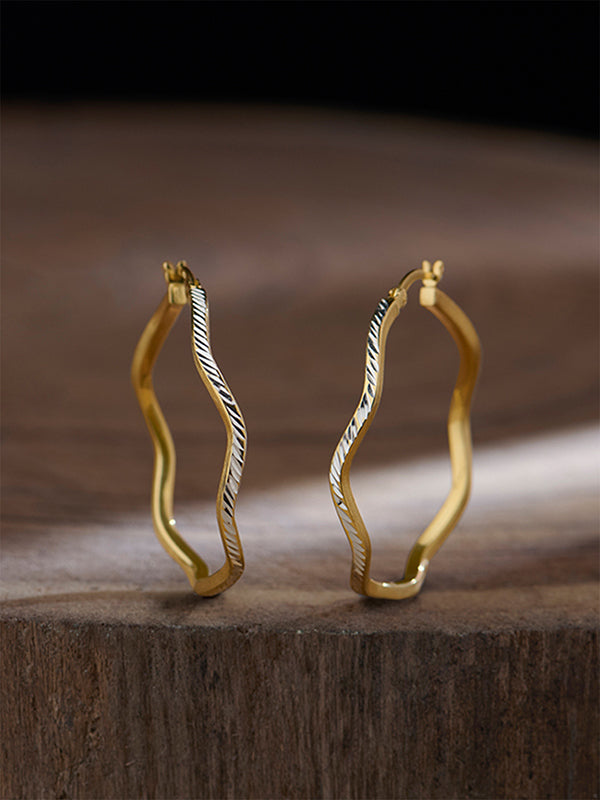 Sylph Twine Hoop Earrings
