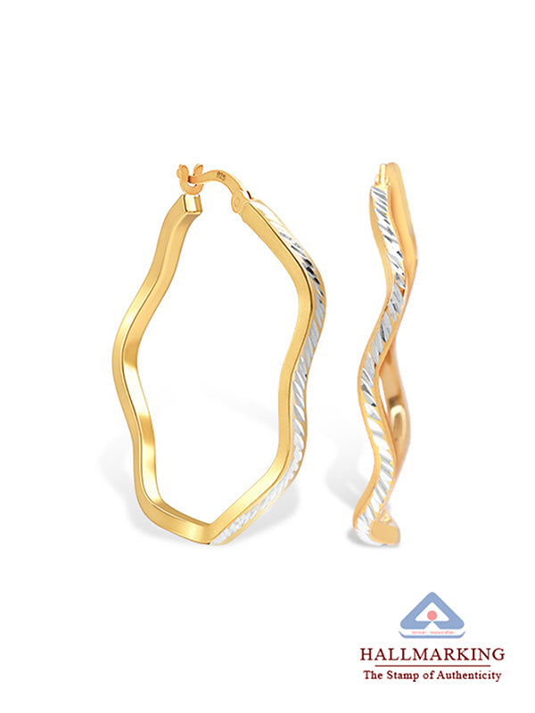 Sylph Twine Hoop Earrings