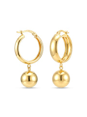 Vetra Diamond Orbit Hoop Earrings