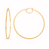 925 Sterling Silver BIG Italian Hoop Earrings for Women