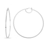 925 Sterling Silver BIG Italian Hoop Earrings for Women