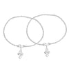 925 Sterling Silver Modern Anklets for Women and Girls (PAIR ANKLET)