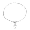 925 Sterling Silver Modern Anklets for Women and Girls (PAIR ANKLET)