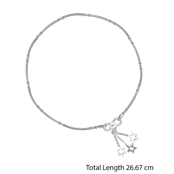 925 Sterling Silver Modern Anklets for Women and Girls (PAIR ANKLET)