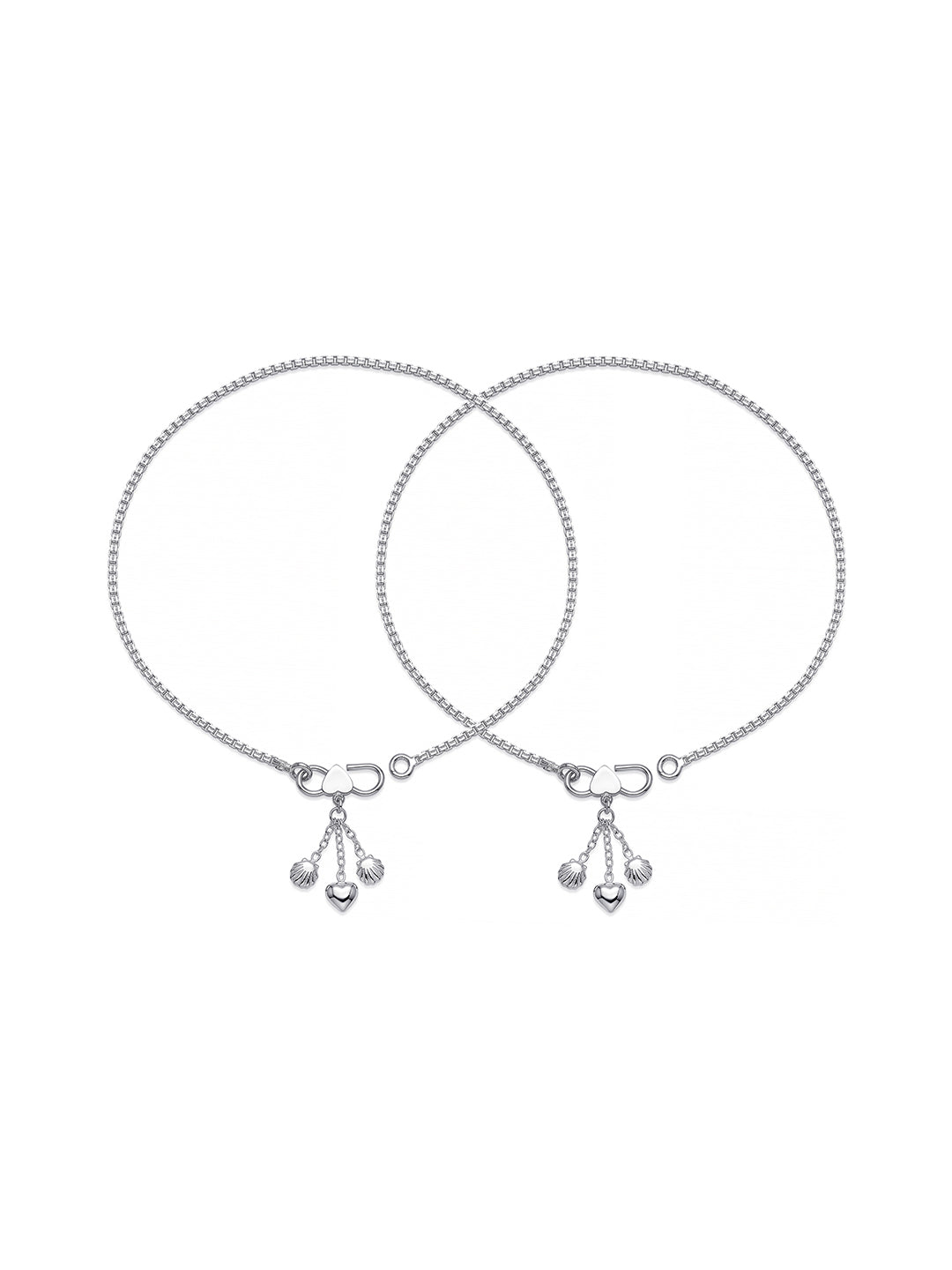 Heart Shell Anklet