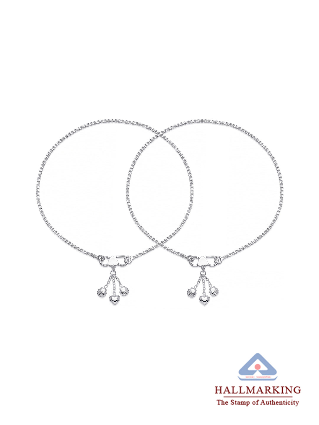 Heart Shell Anklet