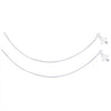 925 Sterling Silver Stars Anklet Pair for Women (PAIR ANKLET)