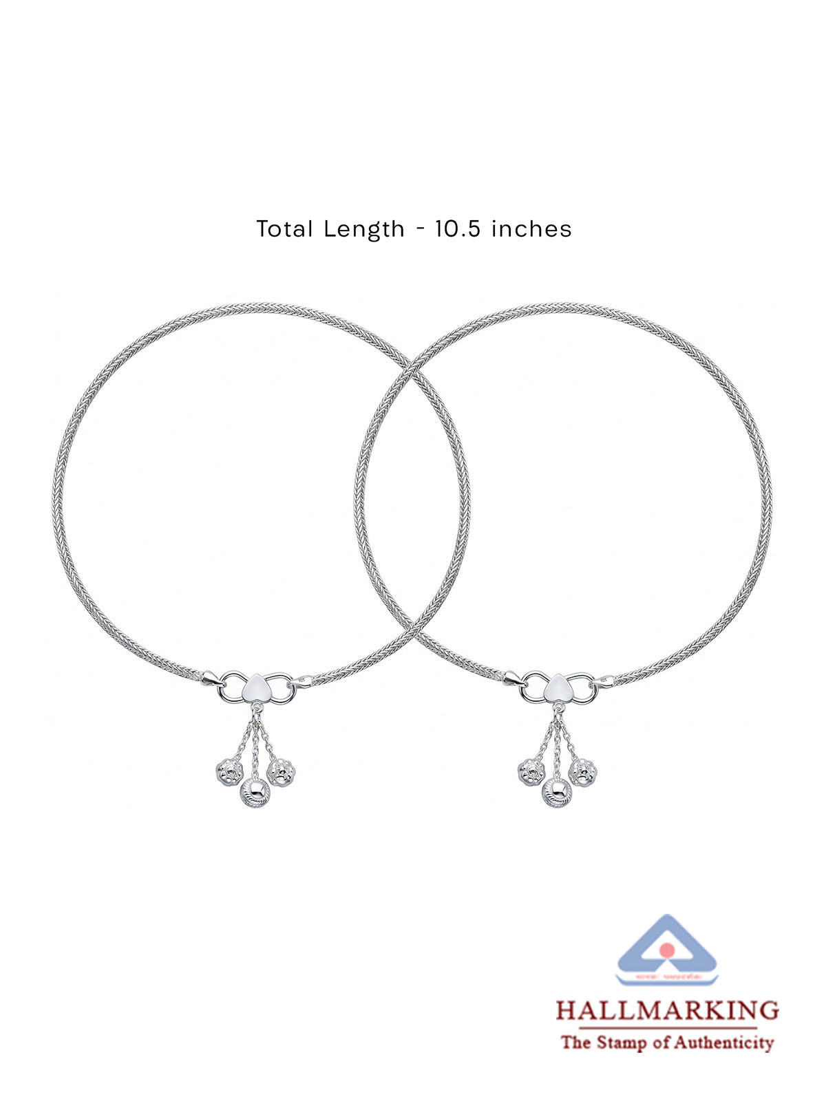 Floral Charm Anklet