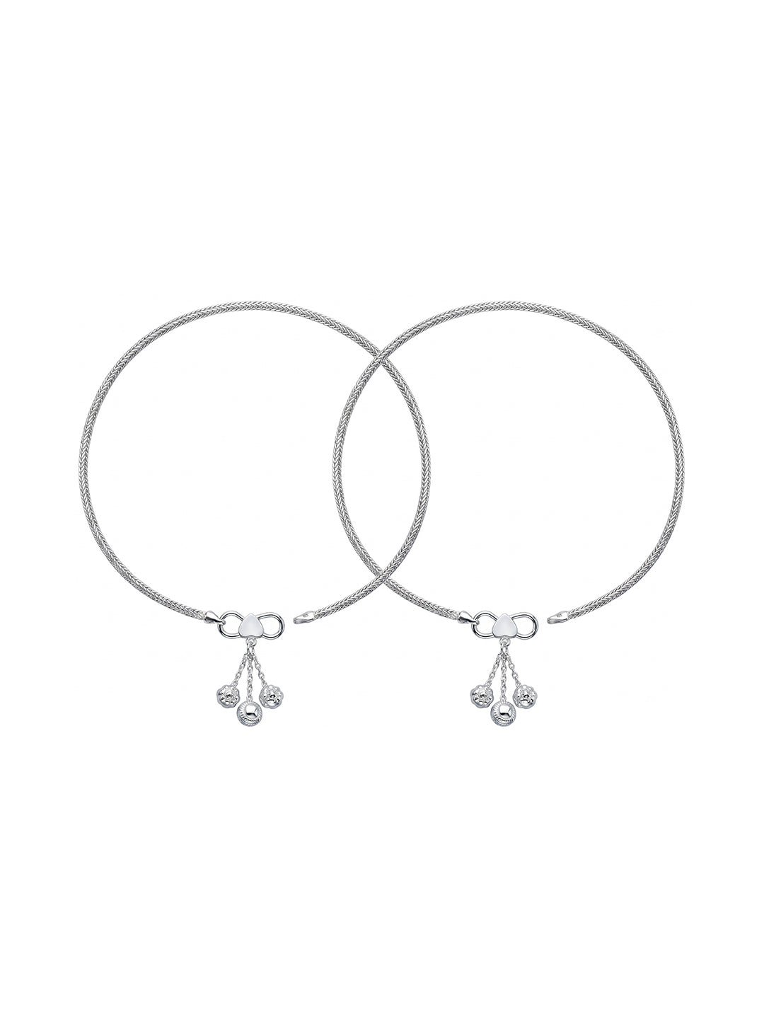 Floral Charm Anklet