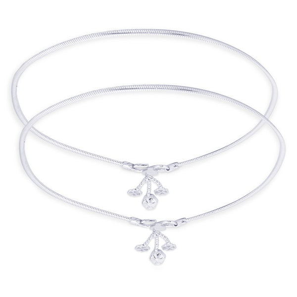 925 Sterling Silver Modern Anklets for Women and Girls (PAIR ANKLET)
