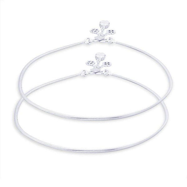 925 Sterling Silver Modern Anklets for Women and Girls (PAIR ANKLET)
