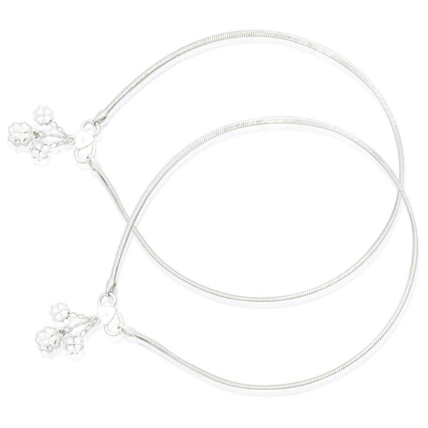 925 Sterling Silver Modern Anklets for Women and Girls (PAIR ANKLET)