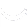 925 Sterling Silver Modern Anklets for Women and Girls (PAIR ANKLET)