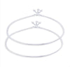 925 Sterling Silver Modern Sleek Chain Anklets for Women (PAIR ANKLET)