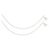 925 Sterling Silver Modern Sleek Chain Anklets for Women (PAIR ANKLET)
