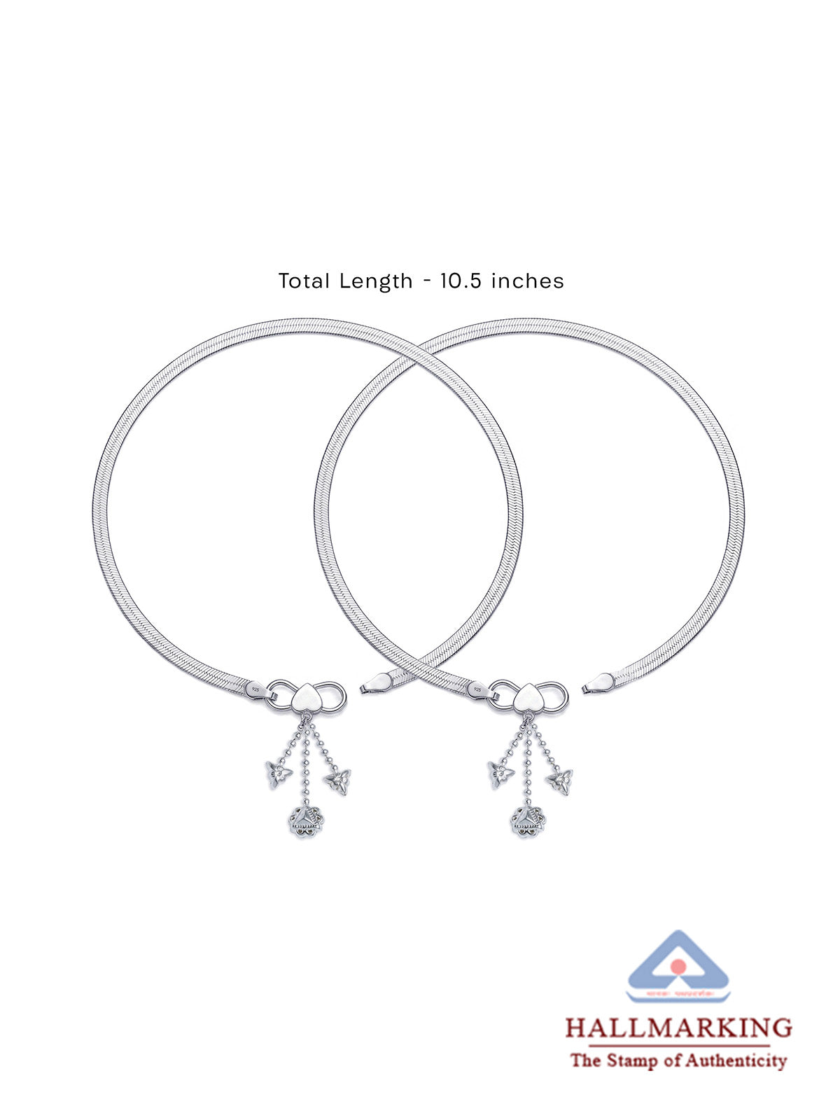 Leaf Charm Chain Anklet