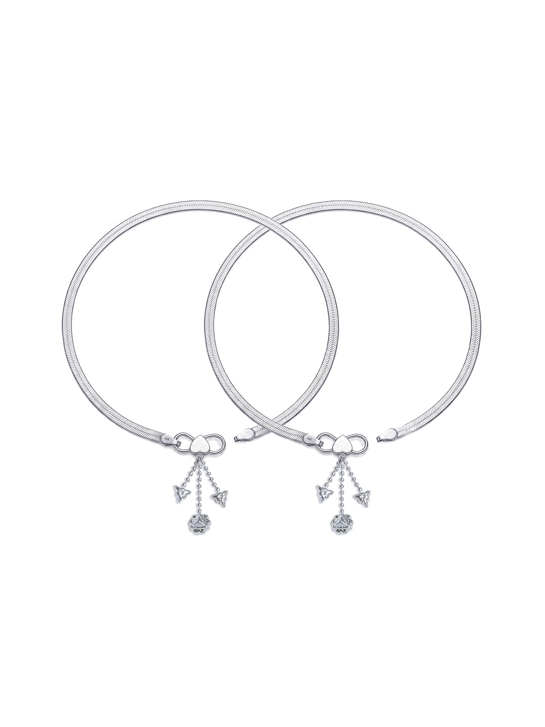 Leaf Charm Chain Anklet