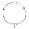 925 Sterling Silver Antique Oxidized Chain Anklets for Women