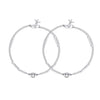 925 Sterling Silver Oxidised Antique Chain Anklets for Women (PAIR ANKLET)