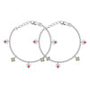 925 Sterling Silver Enamel Anklets for Girls and Kids