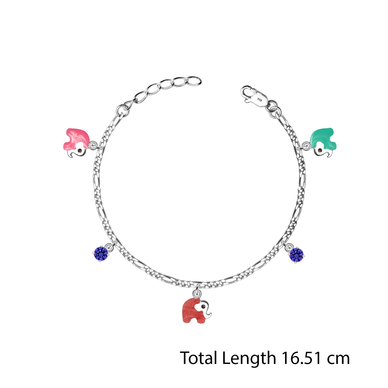 Elephant Charm Kids Anklet