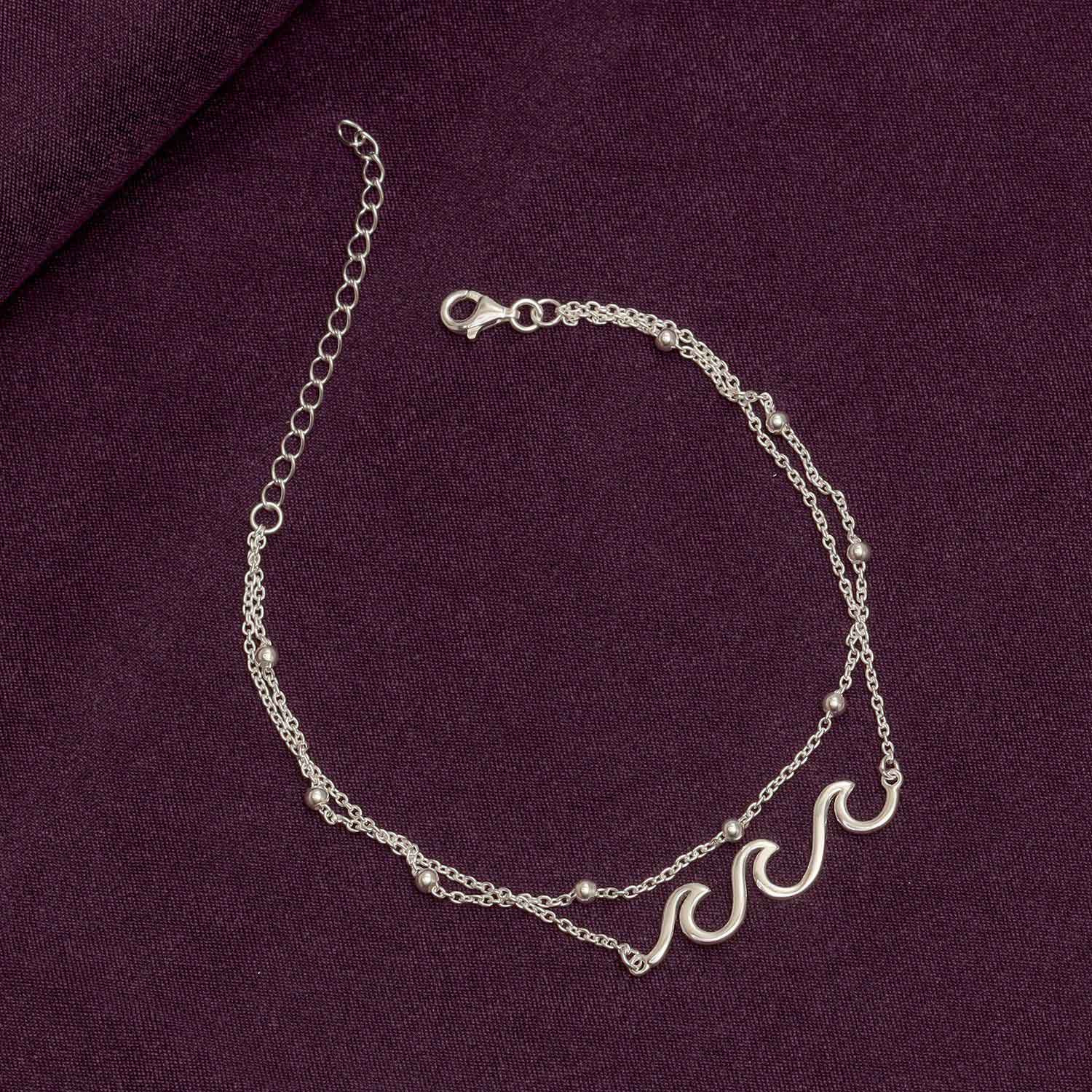 Wave Ocean Anklet