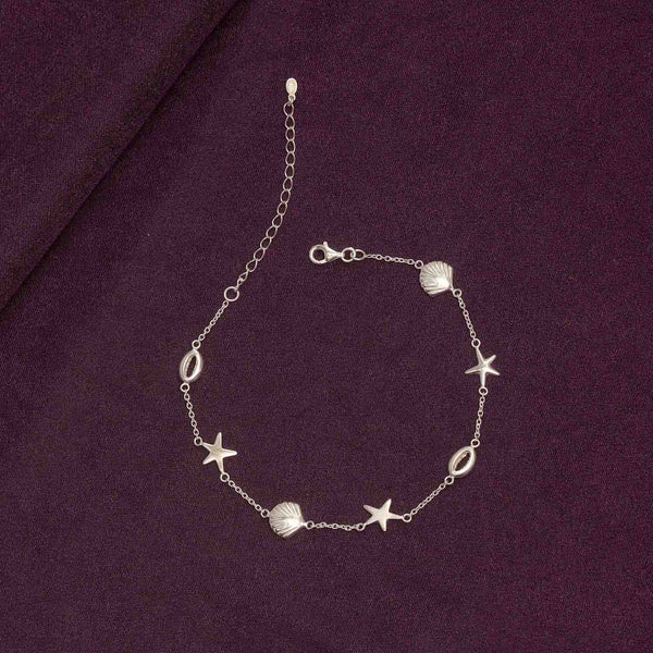 925 Sterling Silver Cable Chain Anklets for Women and Girls (SINGLE ANKLET)