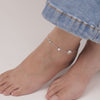 925 Sterling Silver Cable Chain Anklets for Women and Girls (SINGLE ANKLET)