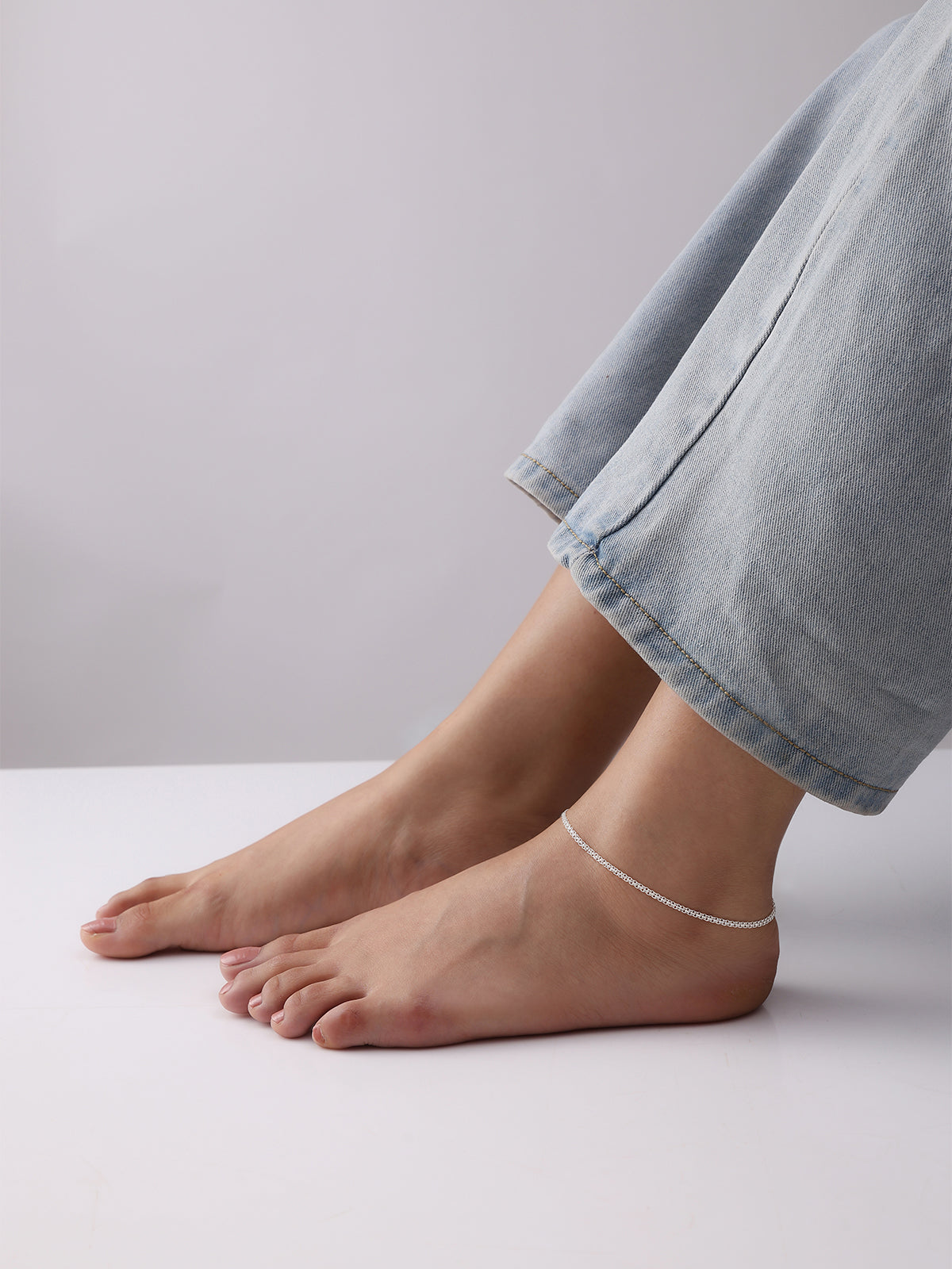 Classic Rolo Chain Anklet