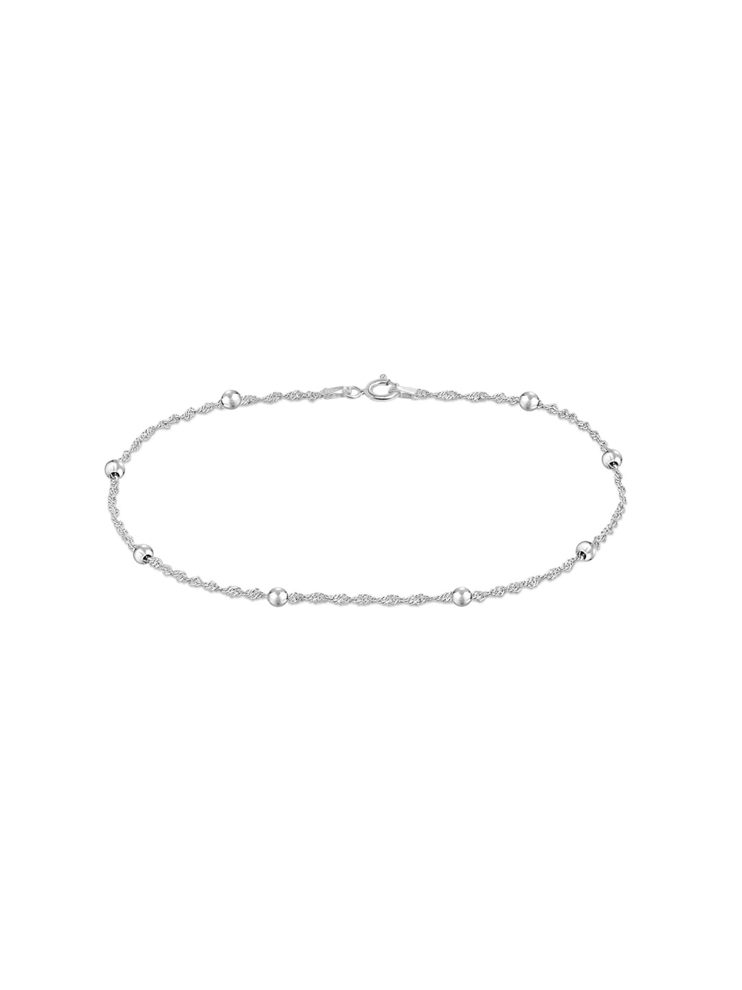 Glint Beaded Station Women's Anklet