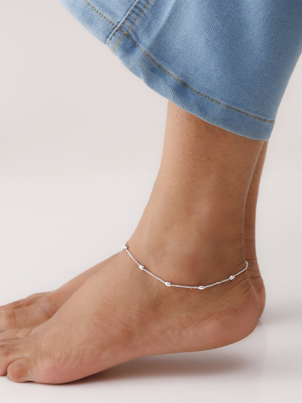 Moon Bead Station Anklet