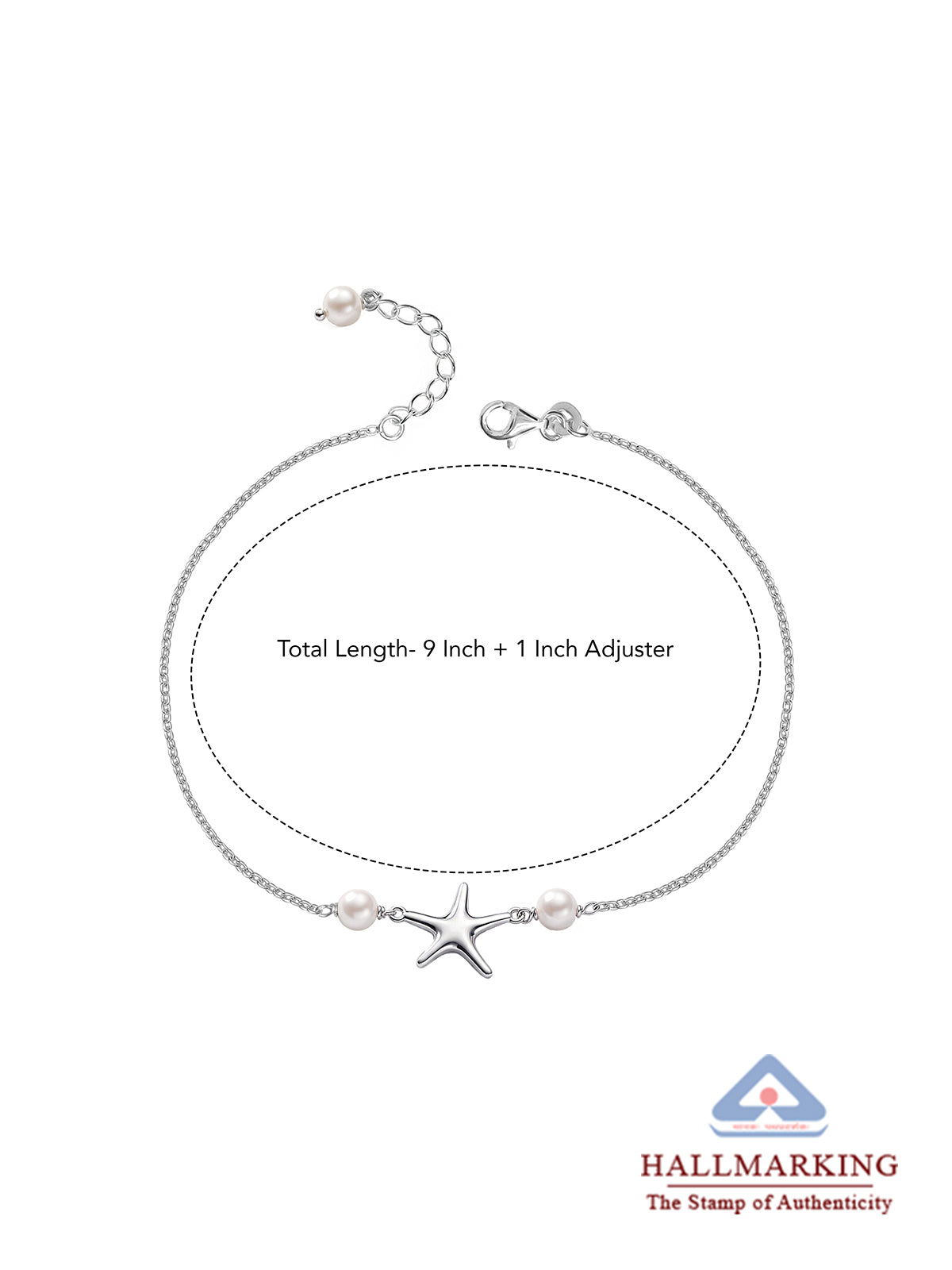 Starfish Pearl Anklet