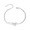 925 Sterling Silver Basic Link Beach Cable Chain Anklets for Women Teen