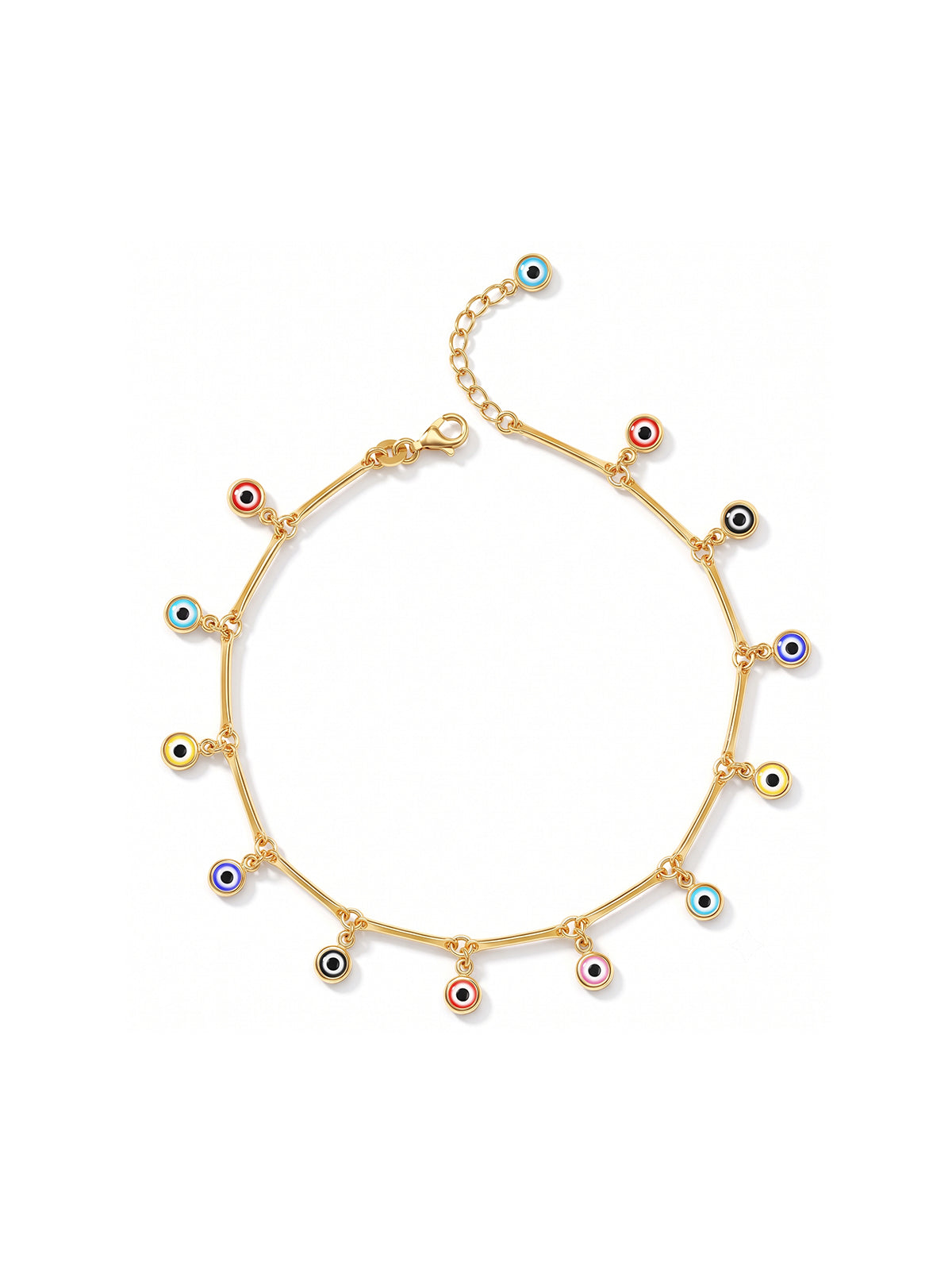 Evil Eye Gold Anklet