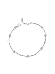 Luma CZ Station Women’s Anklet