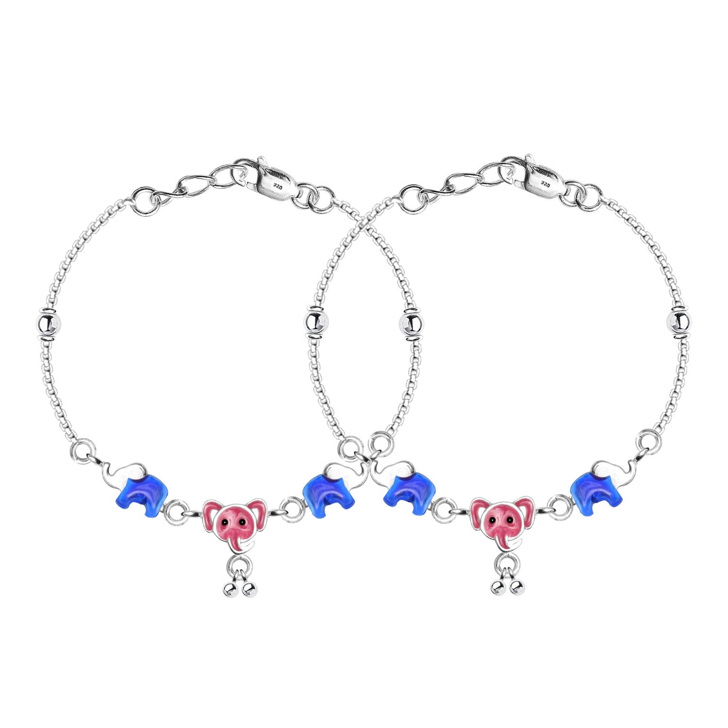 Elephant Charm Kids Anklet