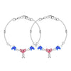 925 Sterling Silver Designer Enamel Anklets for Girls and Kids