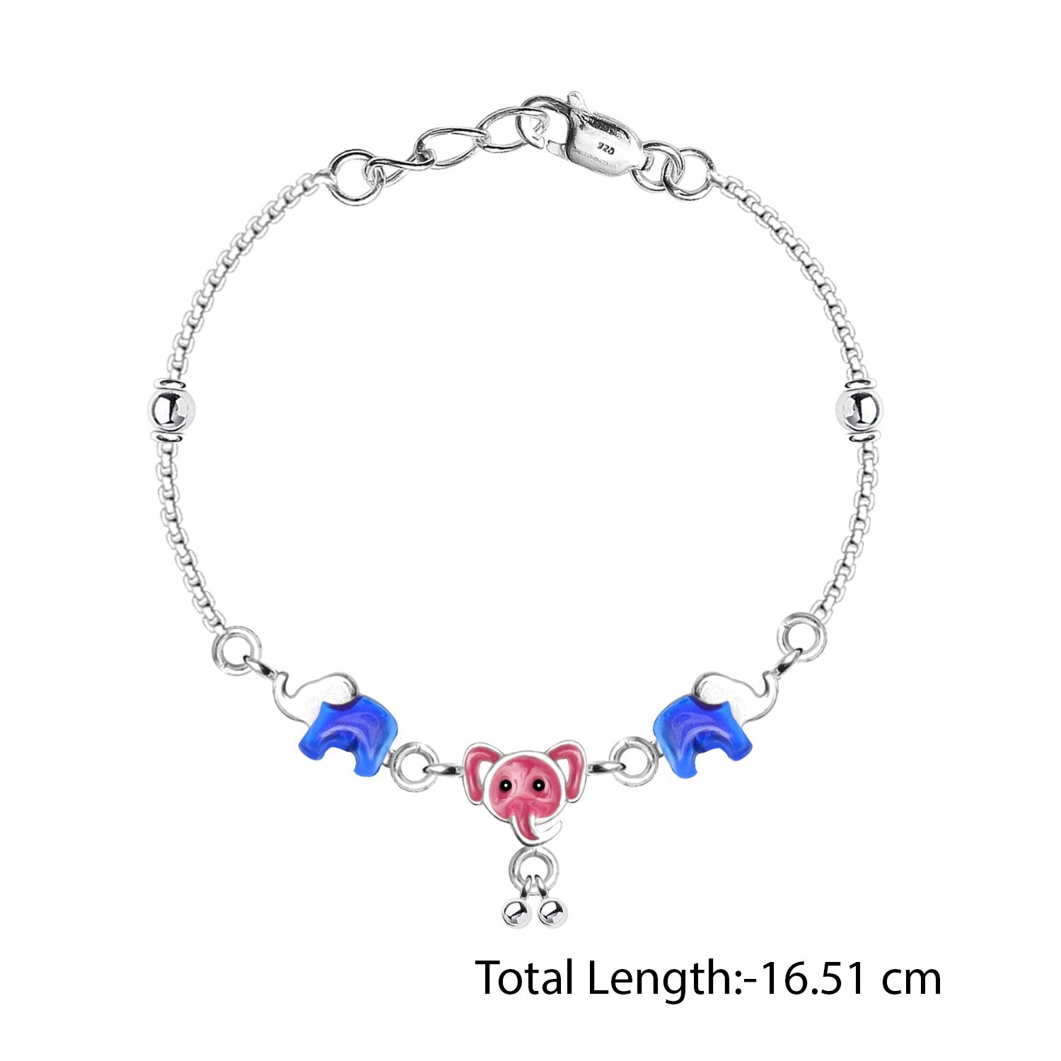 Elephant Charm Kids Anklet