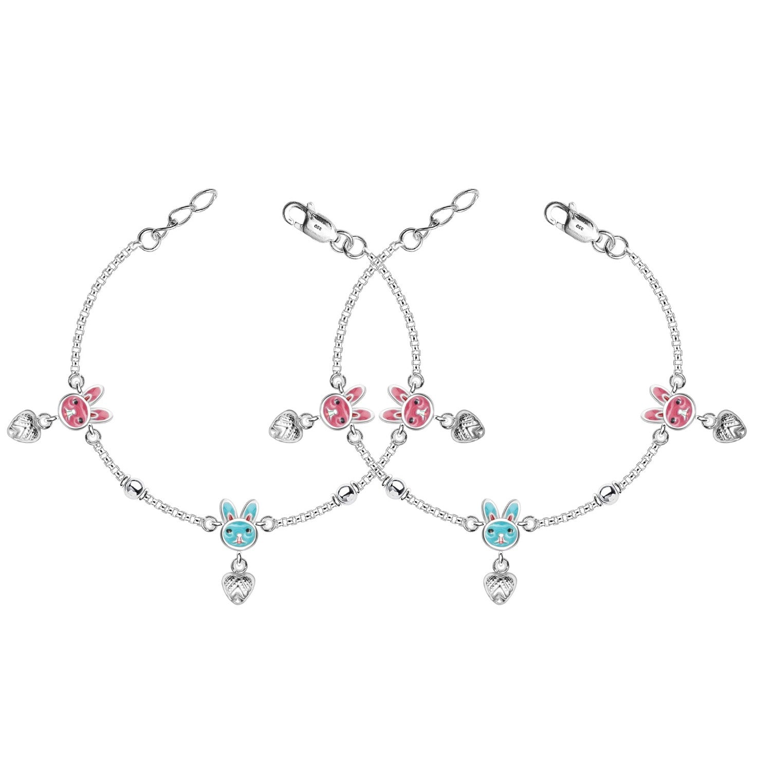 Rabbit Charm Kids Anklet